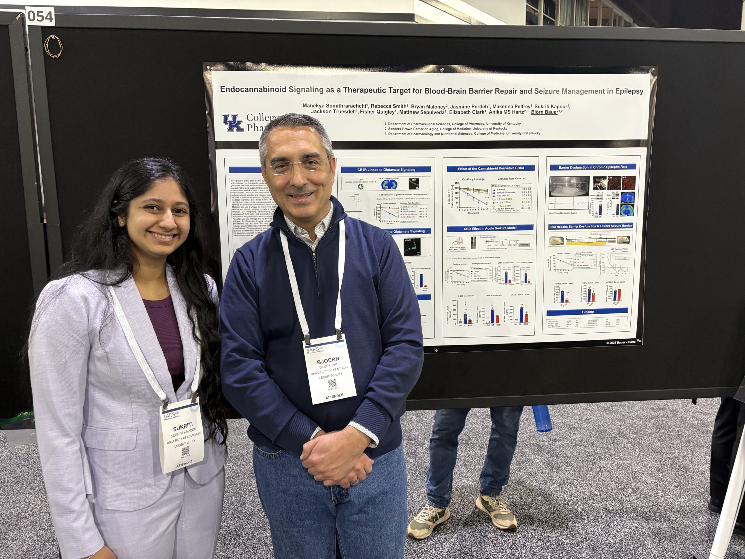 Bjoern attended the AES Meeting in Atlanta - Bauer Hartz Lab